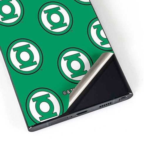 DC Comics Green Lantern Logo Pattern Galaxy S25 Ultra Skin